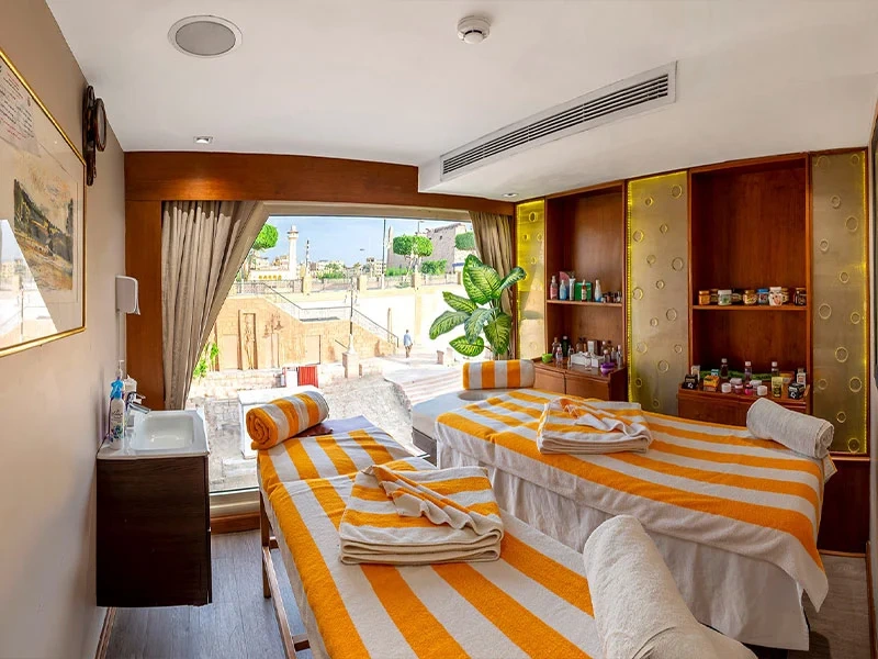 Massage aboard the Sonesta Sun Goddess Nile Cruise Ship Nile cruise
